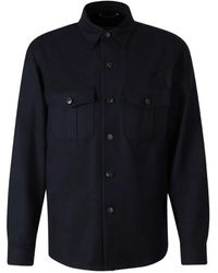 Canali - Wool Chest-Pocket Shirt Jacket - Lyst