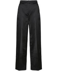 Yves Salomon - Satin Trousers - Lyst