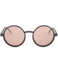 DKNY - Logo-Engraved Round-Frame Sunglasses - Lyst