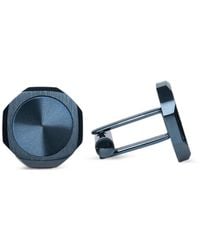 D1 Milano - Octagonal Sunray-Brushed Cufflinks - Lyst