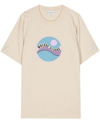 Maison Kitsuné - Pop Wave Katoenen T-shirt - Lyst