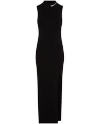 Karl Lagerfeld - Trägerkleid Mit Logo-Stickerei - Lyst