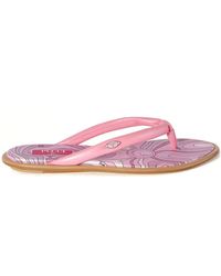 Emilio Pucci - Abstract Print Flip Flops - Lyst
