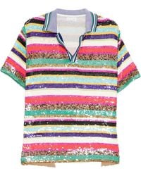 Ashish - Embellished Polo Shirt - Lyst