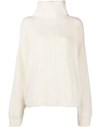 Anine Bing - Neutral Sydney Ribbed Sweater - Women's - Alpaca/wool/polyacrylic/polyamide - Lyst