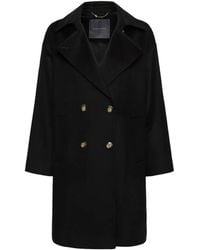 Elena Miro - Double-Breasted Wool Coat - Lyst