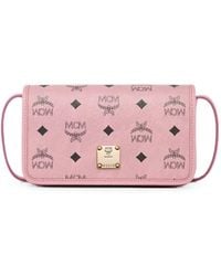 MCM - Medium Aren Visetos Shoulder Bag - Lyst