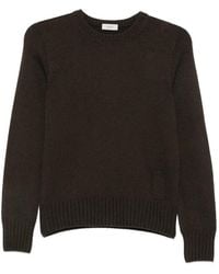 Agnona - Crew-Neck Ribbed-Trim Sweater - Lyst