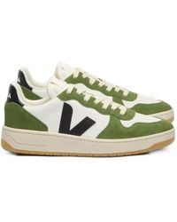 Veja - V-10 Leather Sneakers - Lyst