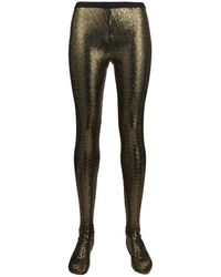 Gucci Strumpfhose mit Verzierungen - Mettallic