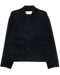 Lardini - Button-Up Pocket-Detail Shirt Jacket - Lyst