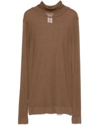 Lemaire - Pullover Mit Stehkragen - Lyst