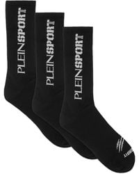 Philipp Plein - Logo-Detail Socks (Pack Of Three) - Lyst