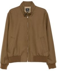 A.P.C. - Zip-Up Bomber Jacket - Lyst