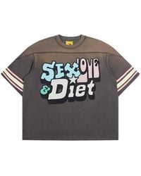 DIET STARTS MONDAY - Faded Graphic-Print T-Shirt - Lyst