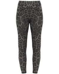 adidas By Stella McCartney - X Stella Mccartney Leopard-Print Logo-Print Leggings - Lyst