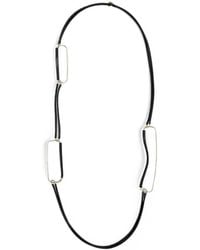 Liviana Conti - Geometric-Link Cord Necklace - Lyst