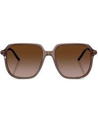 Moncler - Sonnenbrille Mit Eckigem Gestell - Lyst