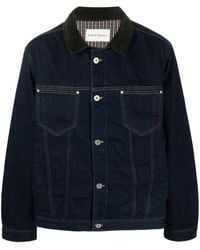 Drole de Monsieur - Jeansjacke Mit Logo-Patch - Lyst