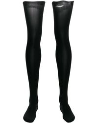 Wolford Fatal 80 Seamless Stay-ups - Black