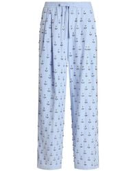 Dolce & Gabbana - Vanity Trousers With Embroidery - Lyst