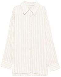 Bambah - Camisa De Lino A Rayas Diplomáticas - Lyst