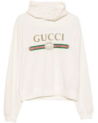 Gucci - Interlocking G Logo-Print Hoodie - Lyst