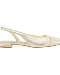 Stuart Weitzman - Crystal-Embellished Cutout Slingback - Lyst