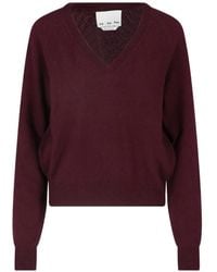 Sa Su Phi - V-Neck Long-Sleeve Sweater - Lyst