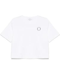 McQueen - Camiseta con logo estampado - Lyst