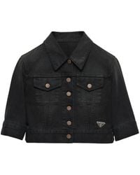 Prada - Veste À Logo Triangle - Lyst