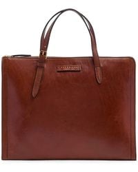 The Bridge - Monica Logo-Plaque Laptop Bag - Lyst