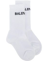 Balenciaga - Logo Knit Socks - Lyst