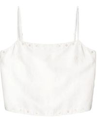 STAUD - Kirra Top Met Knoopdetail - Lyst