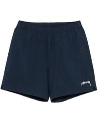 Stussy - Logo-Print Shorts - Lyst