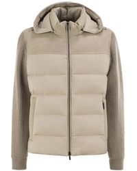 Moorer - Hooded Padded Jacket - Lyst