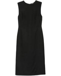 Liviana Conti - Sleeveless Round-Neck Midi Dress - Lyst