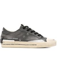 Crime London - Recut Leather Sneakers - Lyst