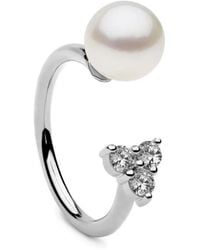 AUTORE MODA - Saskia Ring Mit Perle - Lyst
