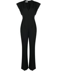 Philosophy Di Lorenzo Serafini - V-Neck Tailored Jumpsuit - Lyst