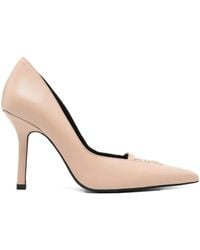 Patrizia Pepe - 95Mm Leather Stiletto Pumps - Lyst