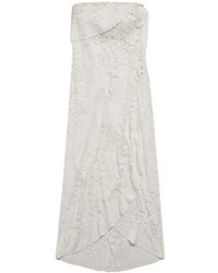 Balenciaga - Upcycled Tablecloth Dress - Lyst