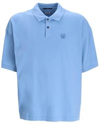 C.P. Company - Logo-Embroidered Polo Shirt - Lyst
