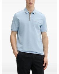 Marc O' Polo - Logo-Embroidered Tipped Polo Shirt - Lyst