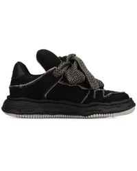 Maison Mihara Yasuhiro - Wayne Puffer Og Sole Patterned Lace Canvas Low-Top Sneakers - Lyst