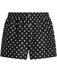 Dolce & Gabbana - Short De Bain À Pois - Lyst