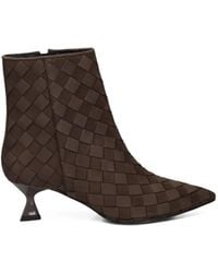 Pons Quintana - Woven Leather Ankle Boots - Lyst