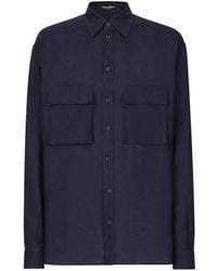 Dolce & Gabbana - リネンシャツ - Lyst
