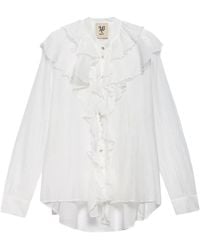 Aniye By - Carmen Ruffled Top - Lyst