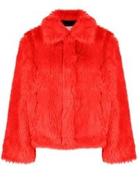 MSGM - Faux-Fur Jacket - Lyst